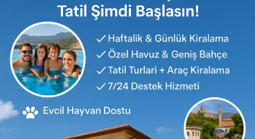 Antalya’da Günlük Kiralık Havuzlu Villa ile Tatilin Tadını Çıkarın