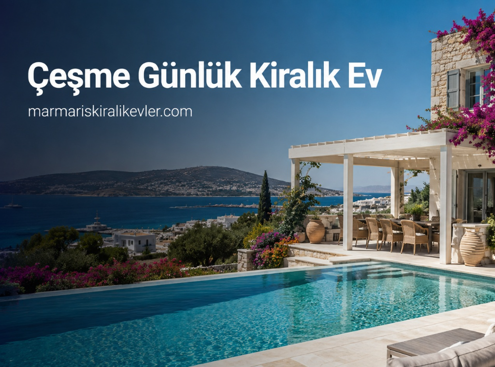 Çeşme Günlük Kiralık Ev Rehberi İle Güvenli ve Konforlu Tatil
