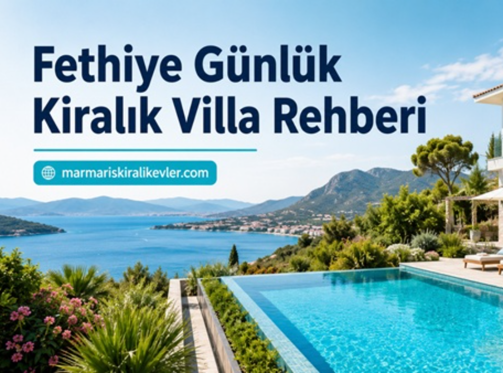 Fethiye Günlük Kiralık Villa Rehberi İle Güvenli ve Konforlu Tatilin Adresi