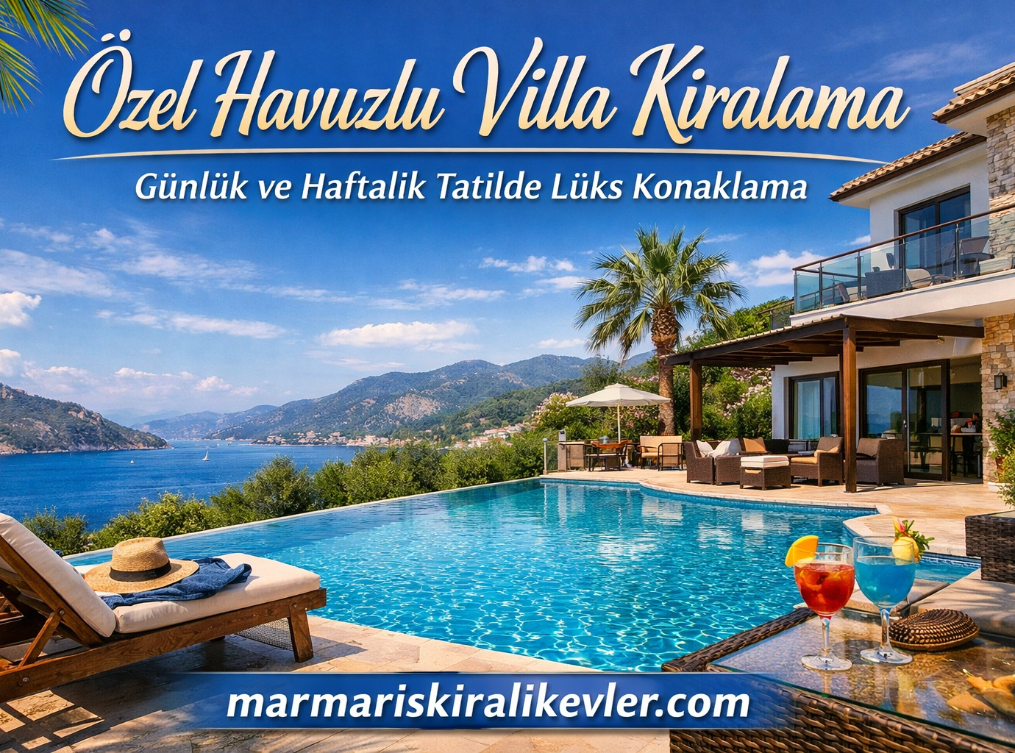 Günlük ve Haftalık Tatilde Özel Havuzlu Villa Kiralama