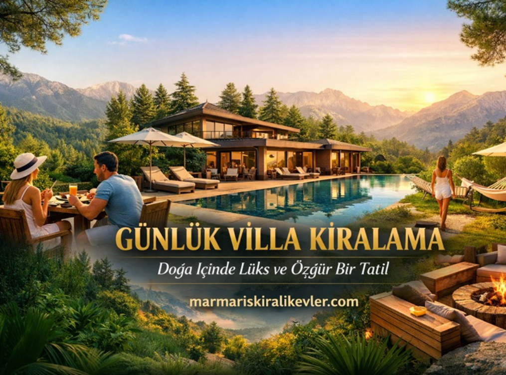 Günlük Villa Kiralama ile Tatilde Özgürlüğün ve Konforun Yeni Adı
